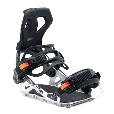 SP sLAB Pure Multientry 23/24 Snowboard Binding shown in Gunmetal 