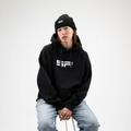 SP Icon Oversized Hoodie Black