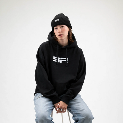SP Icon Oversized Hoodie Black
